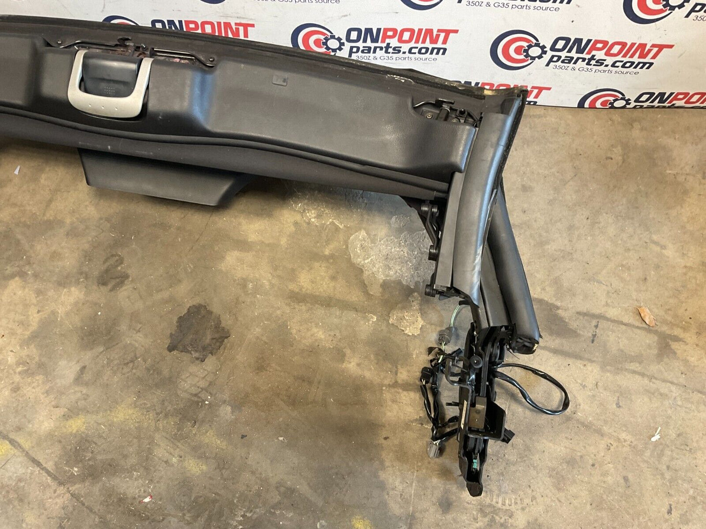2004 Nissan 350Z Convertible Soft Top With Fifth Bow Motor OEM 25BF9E9 - On Point Parts Inc