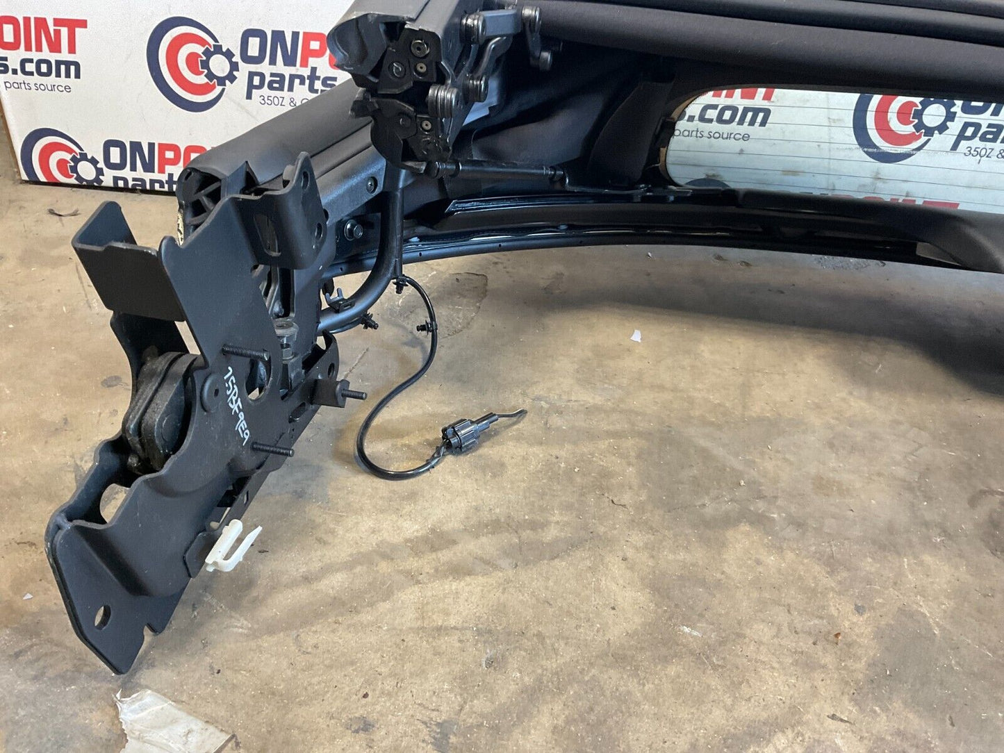 2004 Nissan 350Z Convertible Soft Top With Fifth Bow Motor OEM 25BF9E9 - On Point Parts Inc