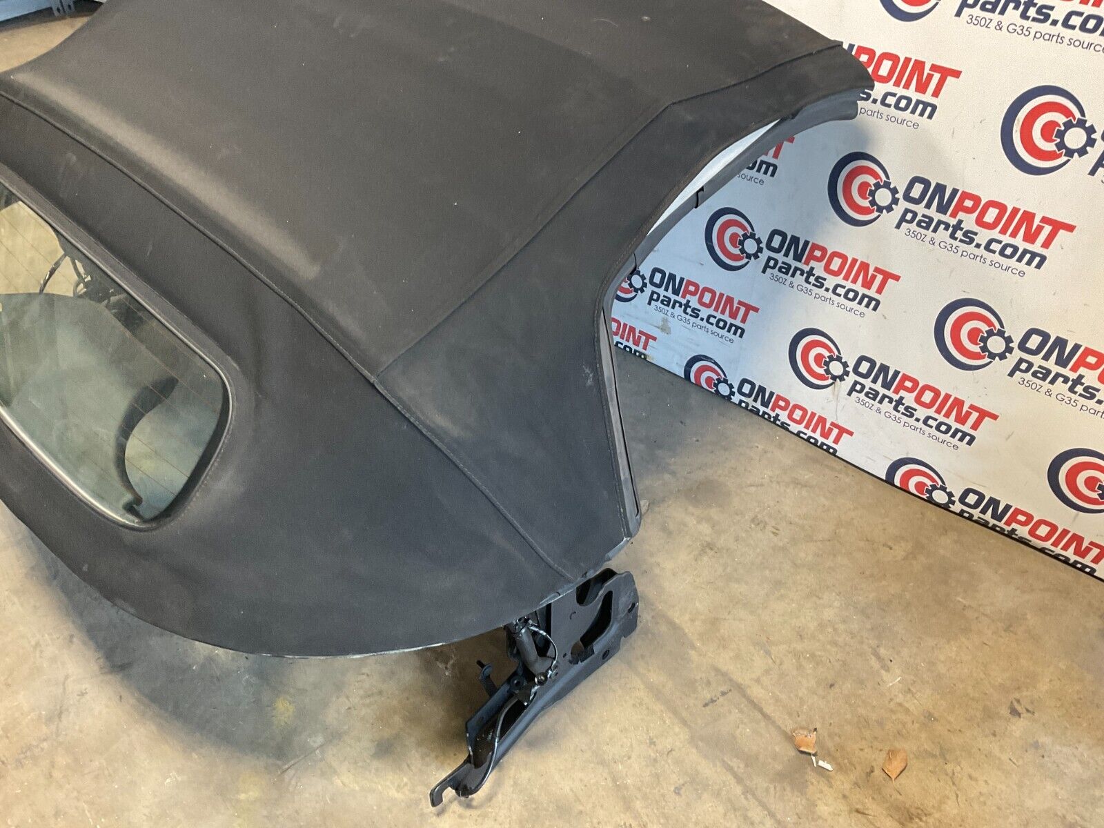 2004 Nissan 350Z Convertible Soft Top With Fifth Bow Motor OEM 25BF9E9 - On Point Parts Inc