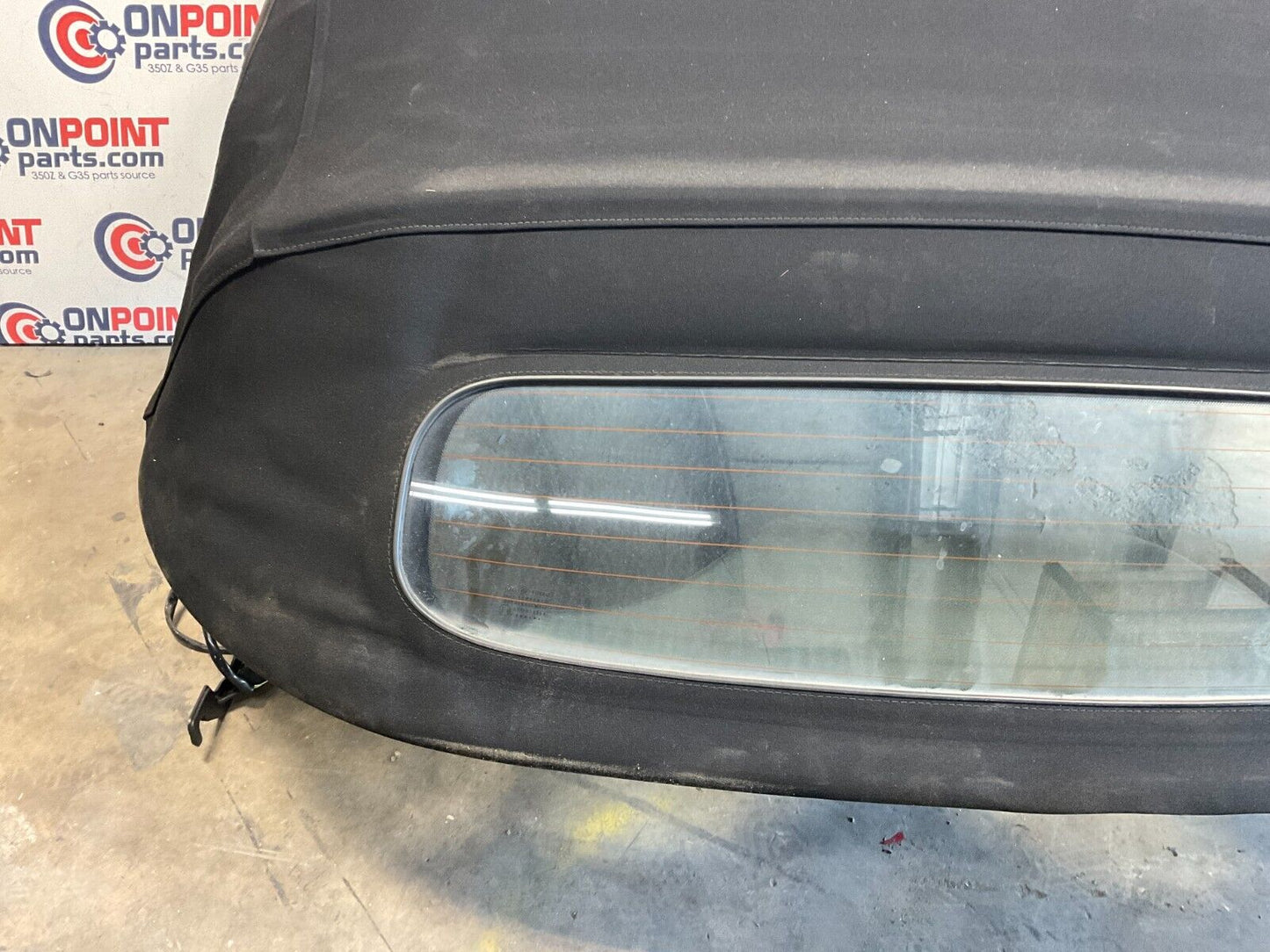 2004 Nissan 350Z Convertible Soft Top With Fifth Bow Motor OEM 25BF9E9 - On Point Parts Inc