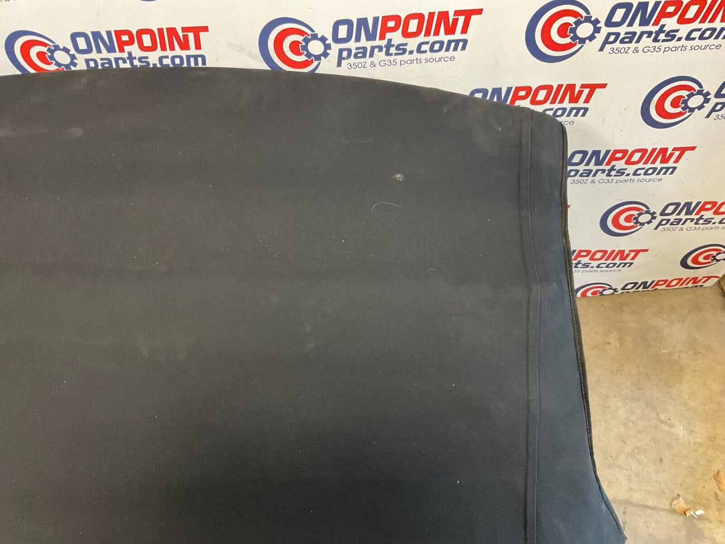 2004 Nissan 350Z Convertible Soft Top With Fifth Bow Motor OEM 25BF9E9 - On Point Parts Inc