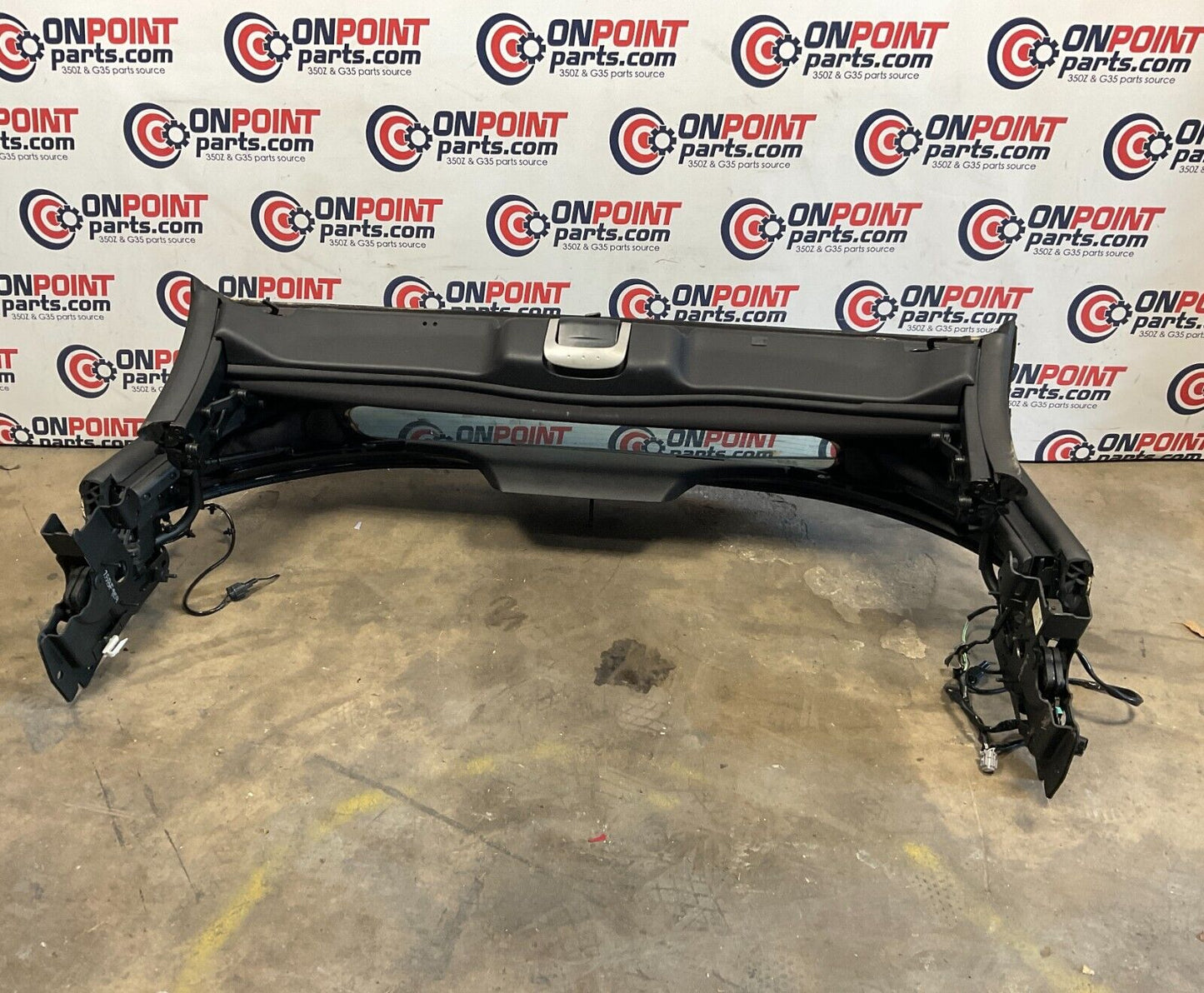 2004 Nissan 350Z Convertible Soft Top With Fifth Bow Motor OEM 25BF9E9 - On Point Parts Inc