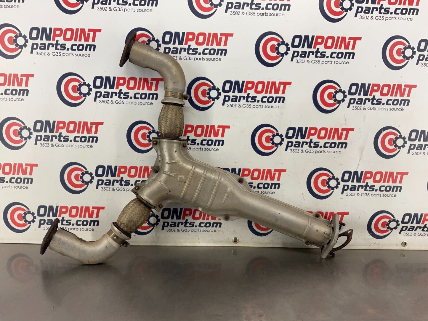 2004 Nissan 350Z Exhaust Y Flex Pipe OEM 25BF9E0 - On Point Parts Inc