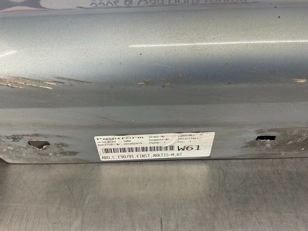 2006 BMW 330i E90 Driver Left Rocker Panel Side Skirt OEM 12BF1E5 - On Point Parts Inc