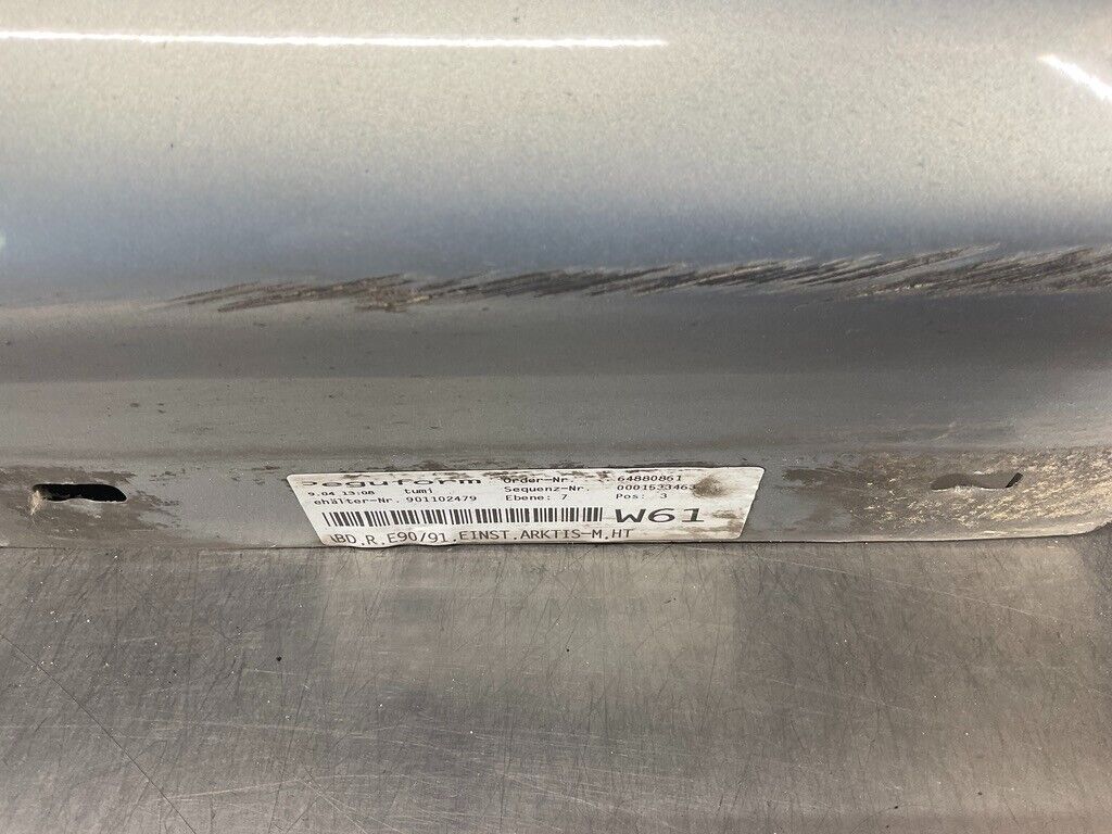 2006 BMW 330i E90 Passenger Right Rocker Panel Side Skirt OEM 12BF1E5 - On Point Parts Inc