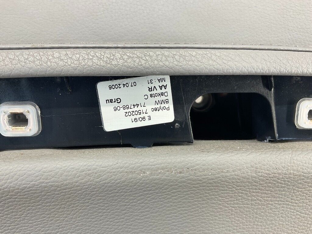 2006 BMW 330i E90 Passenger Right Front Interior Door Panel OEM 12BF1E8 - On Point Parts Inc