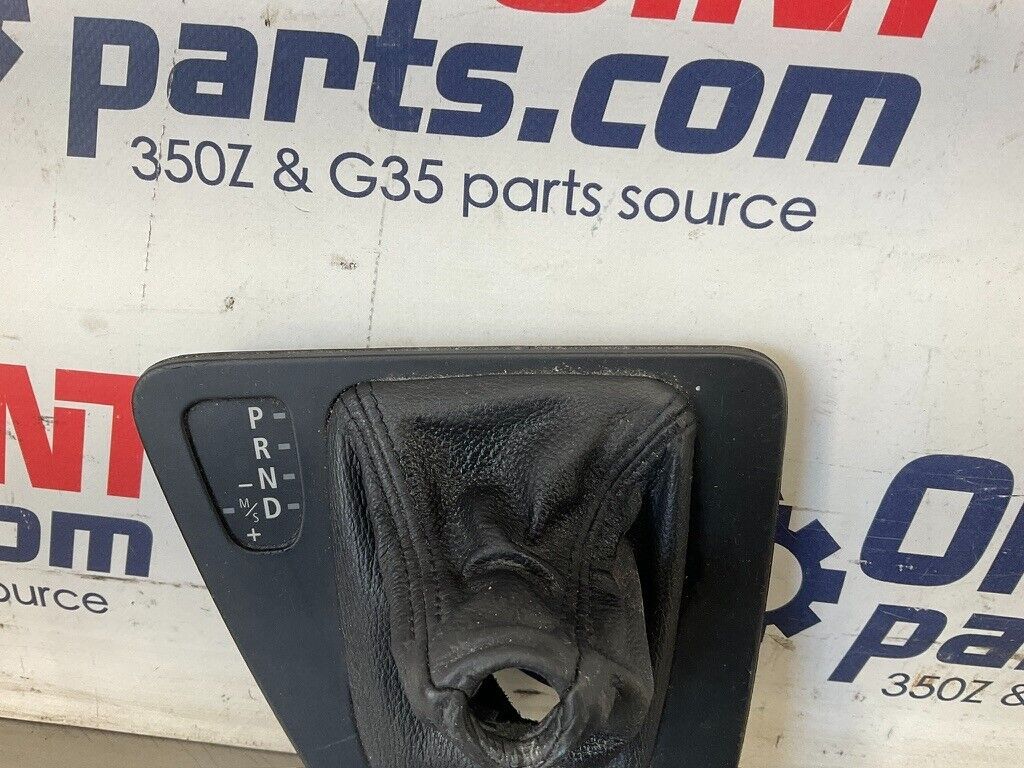 2006 BMW 330i E90 Sedan Automatic Gear Shifter Boot Bezel Trim OEM 12BF1EC - On Point Parts Inc