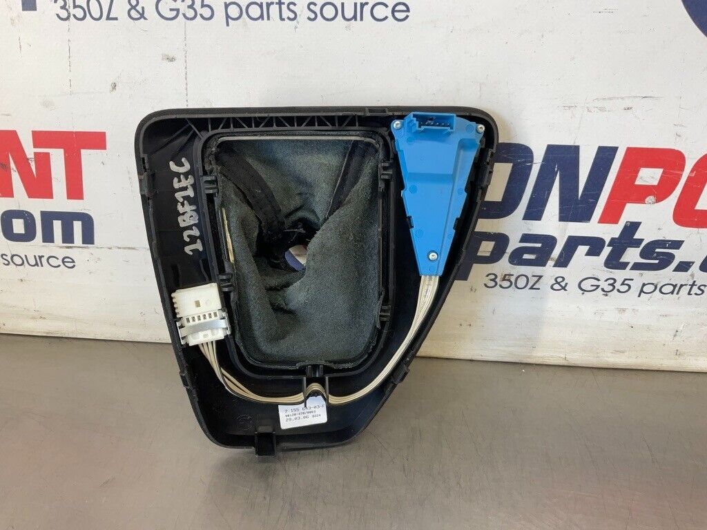 2006 BMW 330i E90 Sedan Automatic Gear Shifter Boot Bezel Trim OEM 12BF1EC - On Point Parts Inc