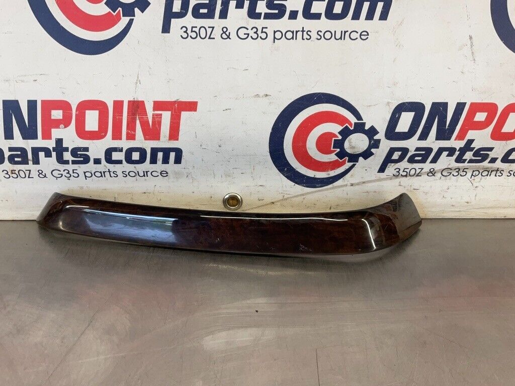 2006 BMW E90 Passenger Right Rear Wood Grain Door Panel Trim Walnut OEM 12BF1EE - On Point Parts Inc