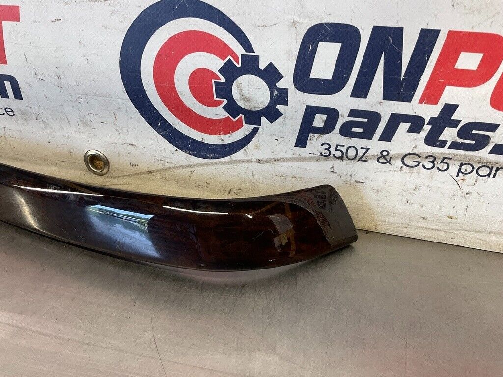 2006 BMW E90 Passenger Right Rear Wood Grain Door Panel Trim Walnut OEM 12BF1EE - On Point Parts Inc