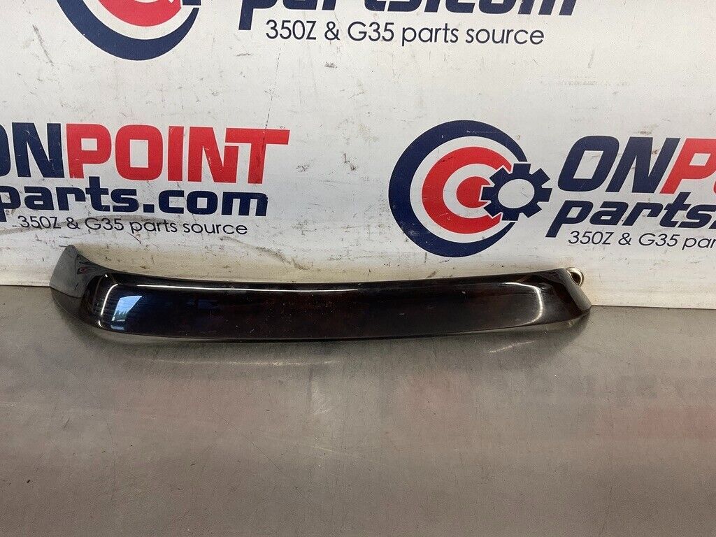 2006 BMW 330i E90 Sedan Driver Left Rear Wood Door Panel Trim OEM 12BF1EA - On Point Parts Inc