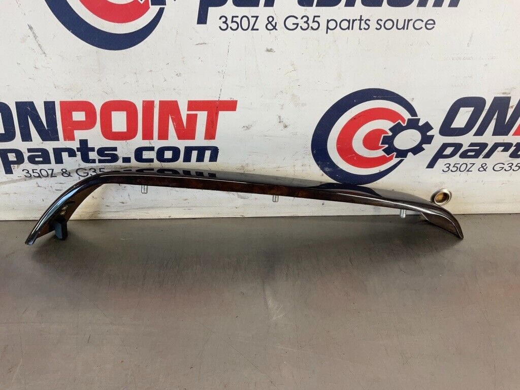 2006 BMW 330i E90 Sedan Driver Left Rear Wood Door Panel Trim OEM 12BF1EA - On Point Parts Inc