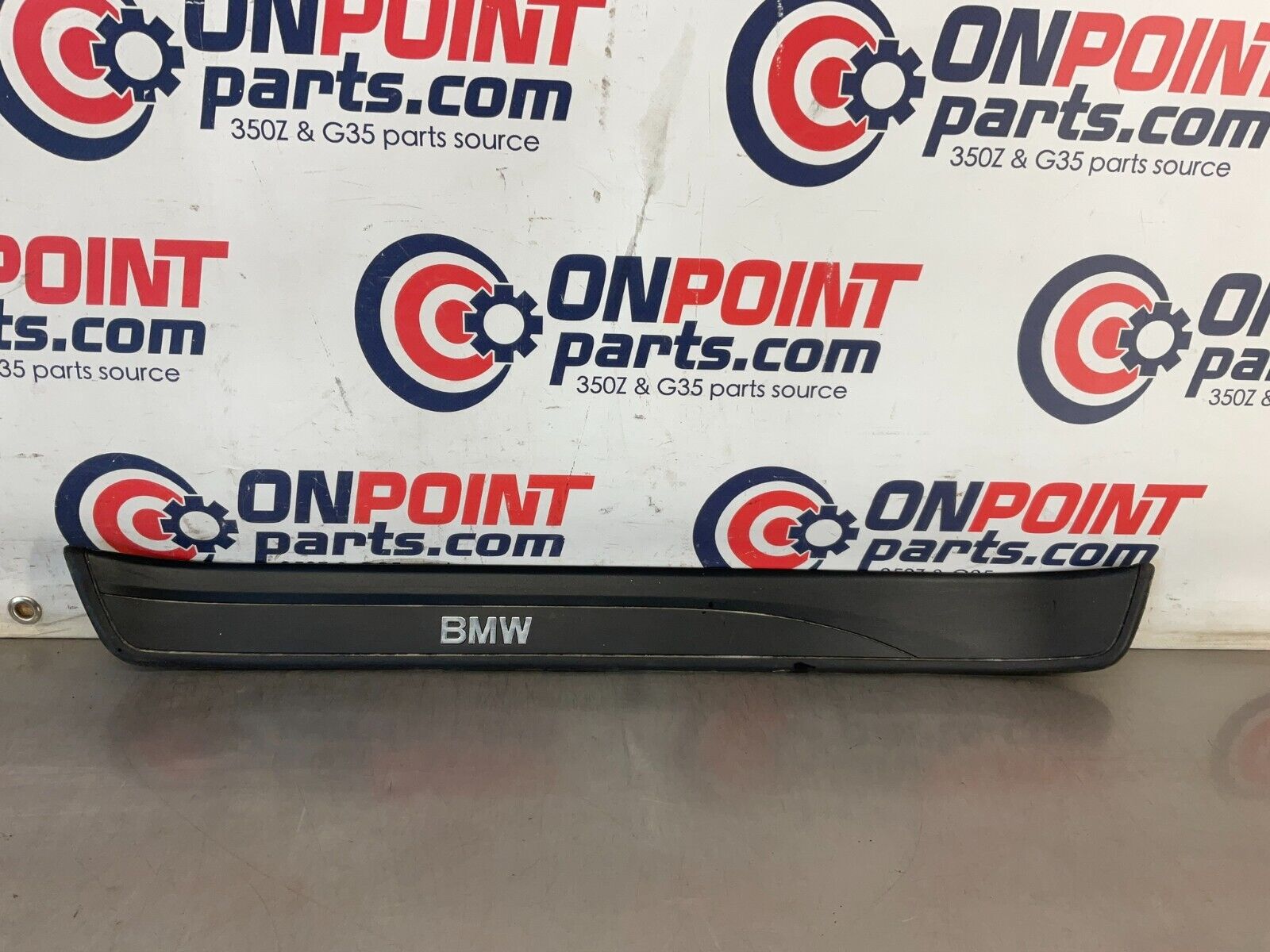 2006 BMW 330i E90 Sedan Driver Left Front Door Threshold Kick Plate OEM 12BF1E7 - On Point Parts Inc