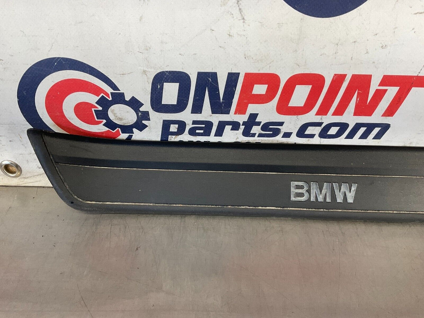 2006 BMW 330i E90 Sedan Driver Left Front Door Threshold Kick Plate OEM 12BF1E7 - On Point Parts Inc