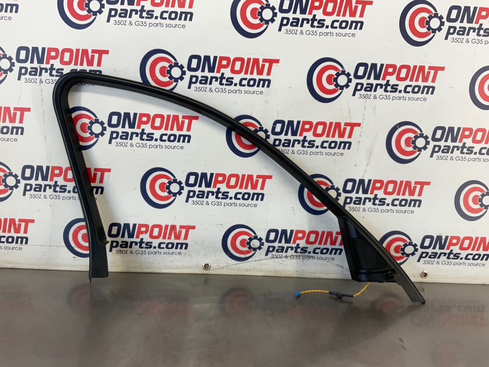 2006 BMW 330 E90 Driver Left Front Window Frame Trim Tweeter Speaker OEM 12BF1E7 - On Point Parts Inc