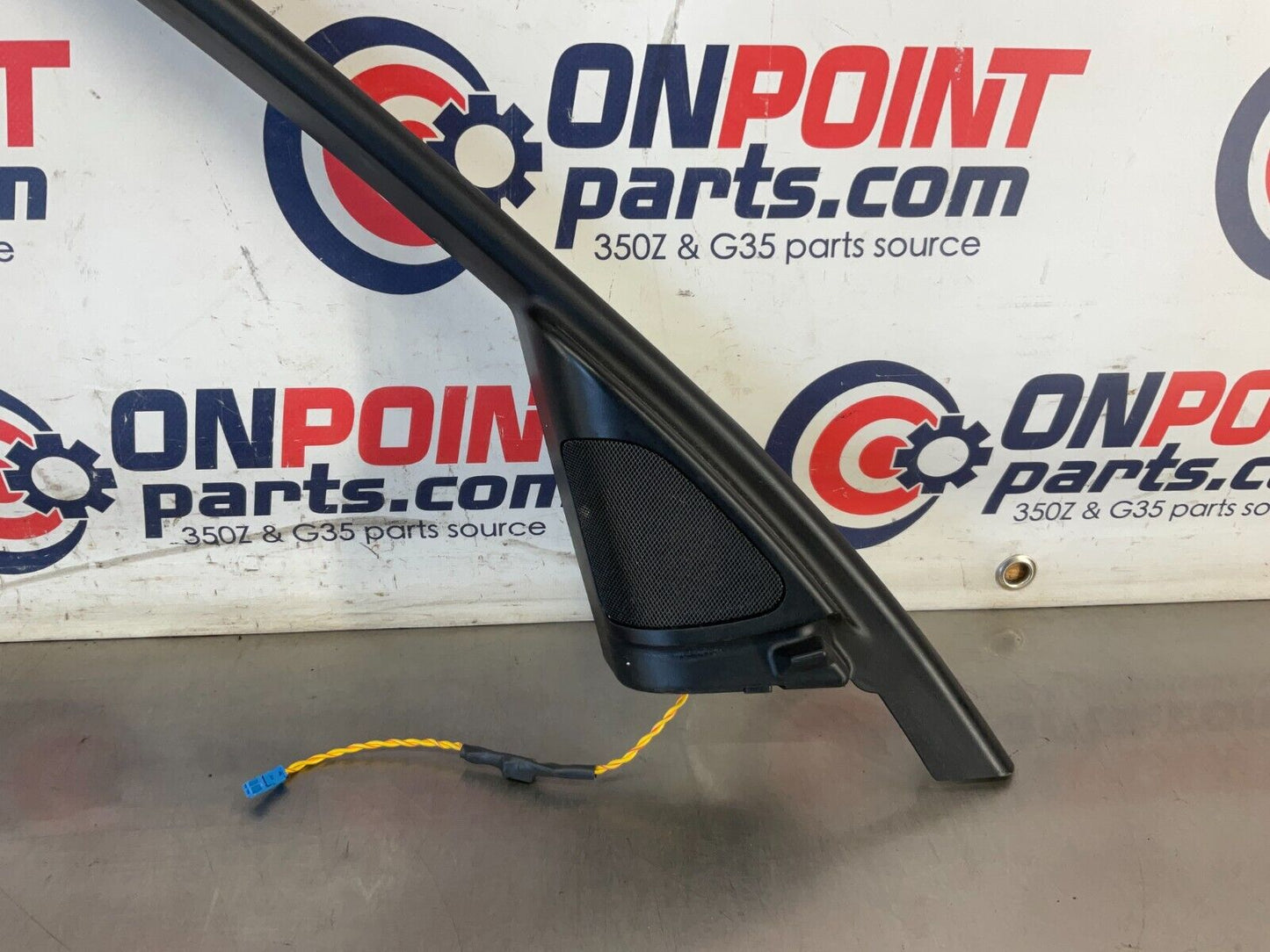 2006 BMW 330 E90 Driver Left Front Window Frame Trim Tweeter Speaker OEM 12BF1E7 - On Point Parts Inc