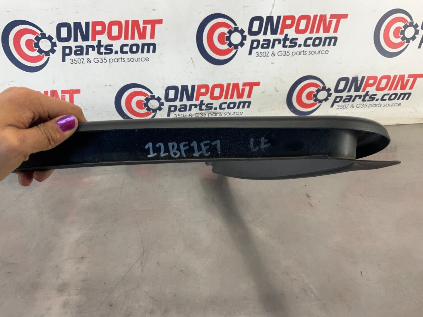 2006 BMW 330 E90 Driver Left Front Window Frame Trim Tweeter Speaker OEM 12BF1E7 - On Point Parts Inc