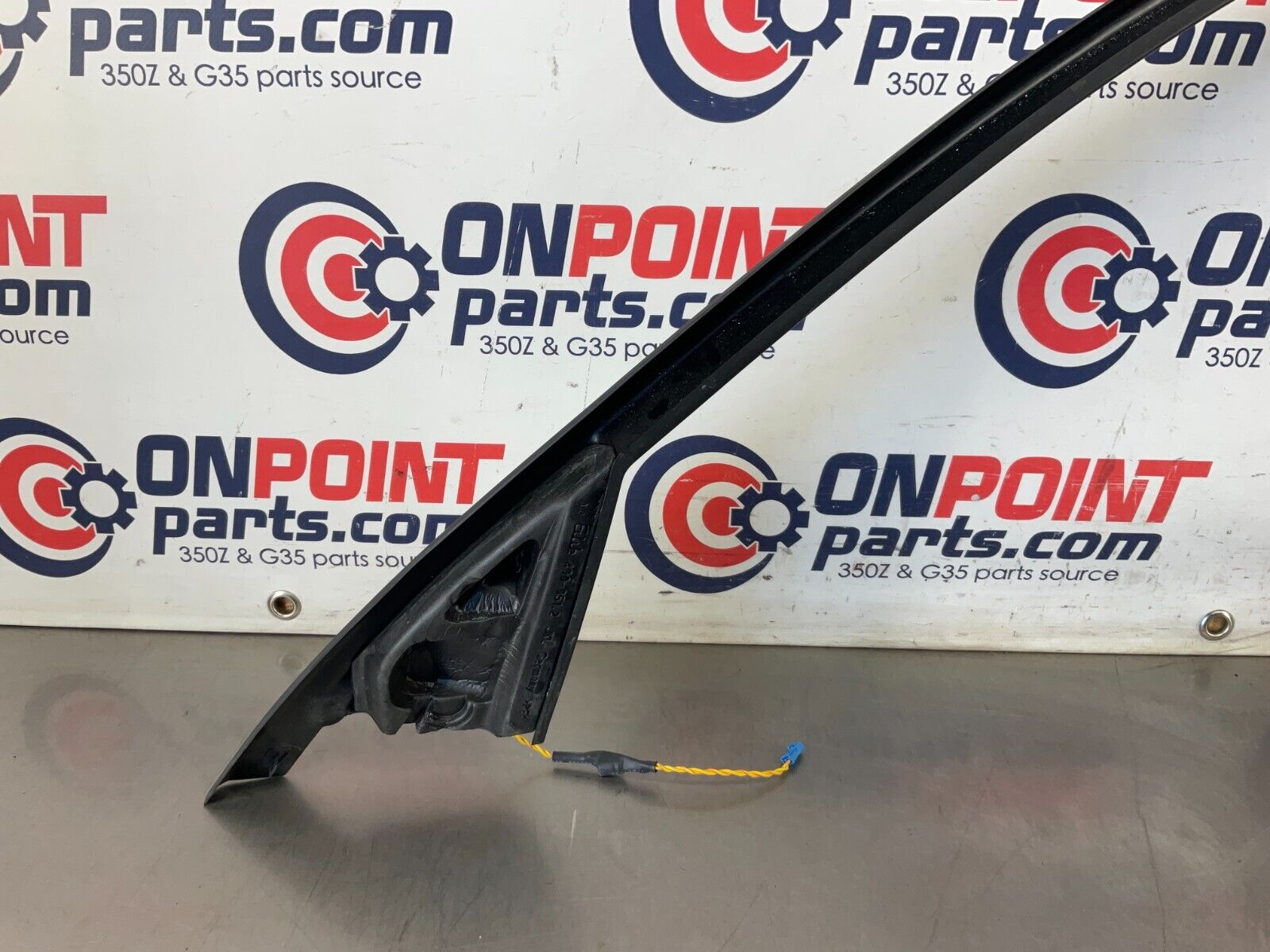 2006 BMW 330 E90 Driver Left Front Window Frame Trim Tweeter Speaker OEM 12BF1E7 - On Point Parts Inc