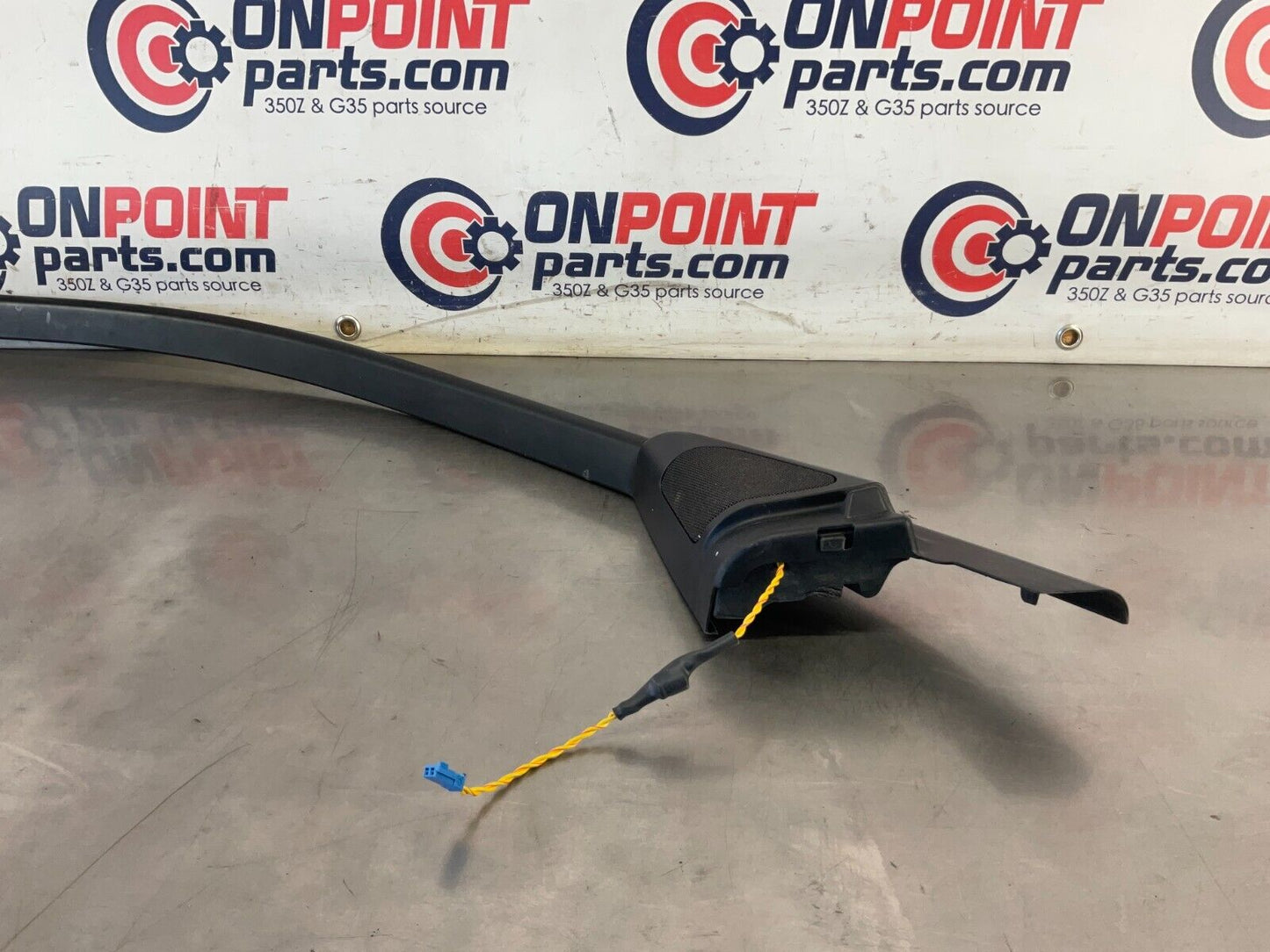 2006 BMW 330 E90 Driver Left Front Window Frame Trim Tweeter Speaker OEM 12BF1E7 - On Point Parts Inc