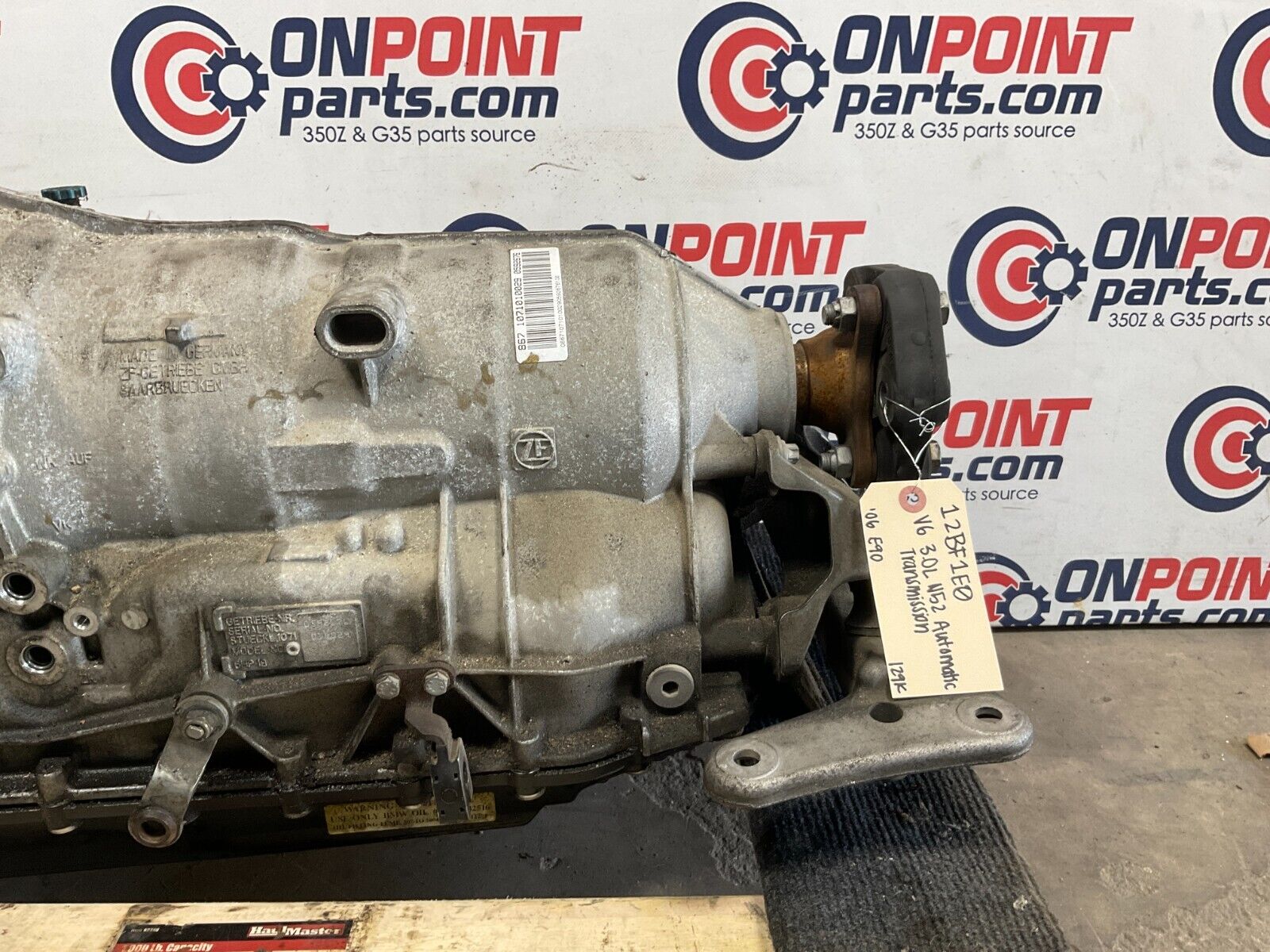 2006 BMW 330i E90 RWD Automatic 3.0L N52 Transmission 129k OEM 12BF1E0 - On Point Parts Inc