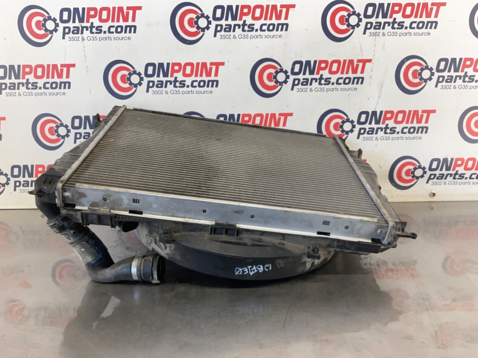 2006 BMW E90 330i Radiator and Cooling Fan OEM 12BF1E0 - On Point Parts Inc