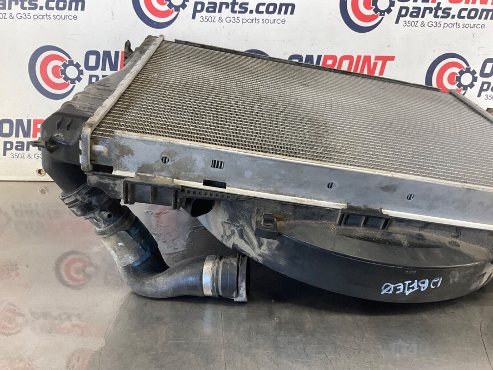 2006 BMW E90 330i Radiator and Cooling Fan OEM 12BF1E0 - On Point Parts Inc