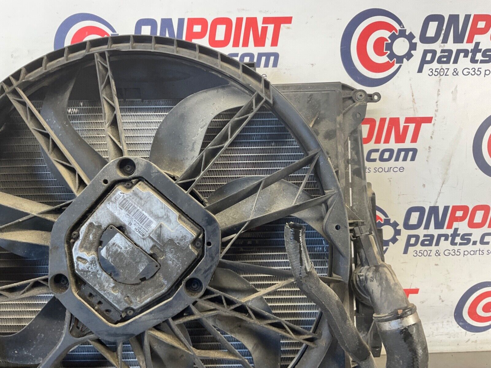 2006 BMW E90 330i Radiator and Cooling Fan OEM 12BF1E0 - On Point Parts Inc