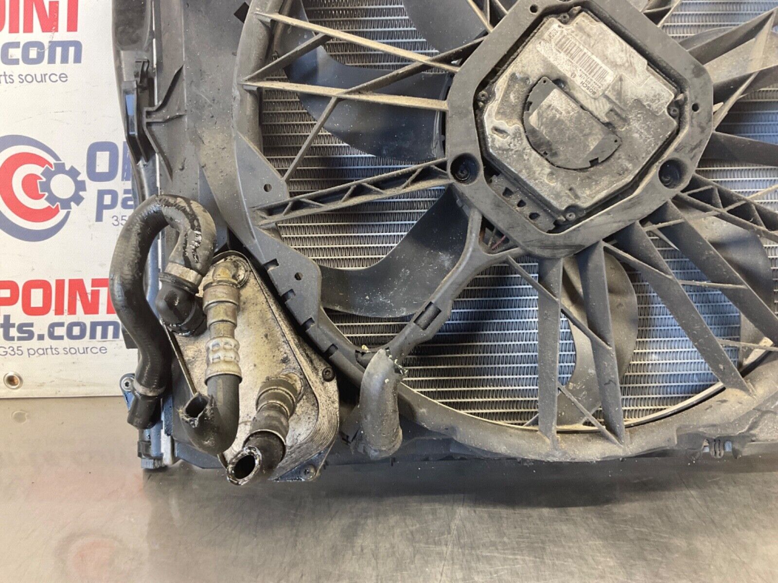 2006 BMW E90 330i Radiator and Cooling Fan OEM 12BF1E0 - On Point Parts Inc