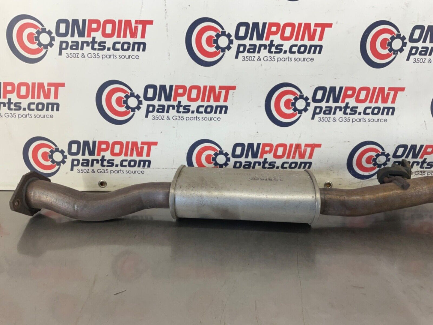 2004 Nissan 350Z Exhaust Midpipe Muffler OEM 25BF9E0 - On Point Parts Inc