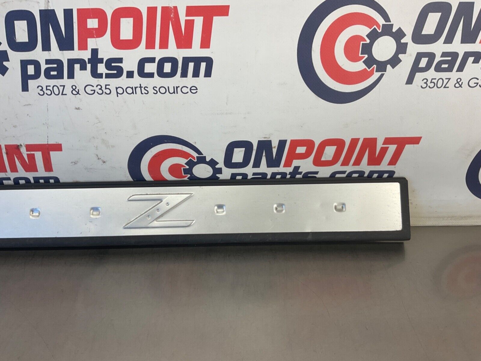 2007 Nissan Z33 350Z Passenger Right Interior Door Threshold Kickplate Trim  OEM - On Point Parts Inc