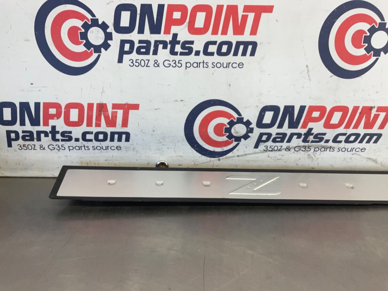 2007 Nissan Z33 350Z Passenger Right Interior Door Threshold Kickplate Trim  OEM - On Point Parts Inc