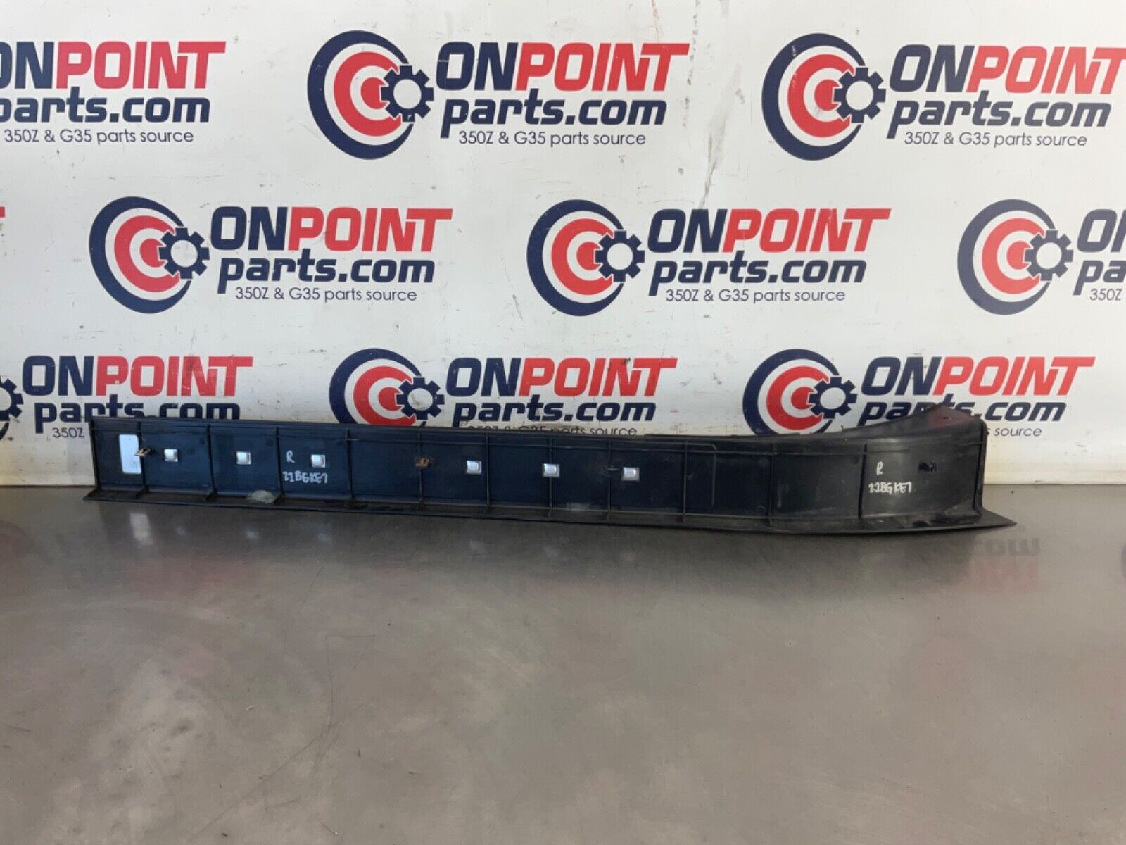 2007 Nissan Z33 350Z Passenger Right Interior Door Threshold Kickplate Trim  OEM - On Point Parts Inc