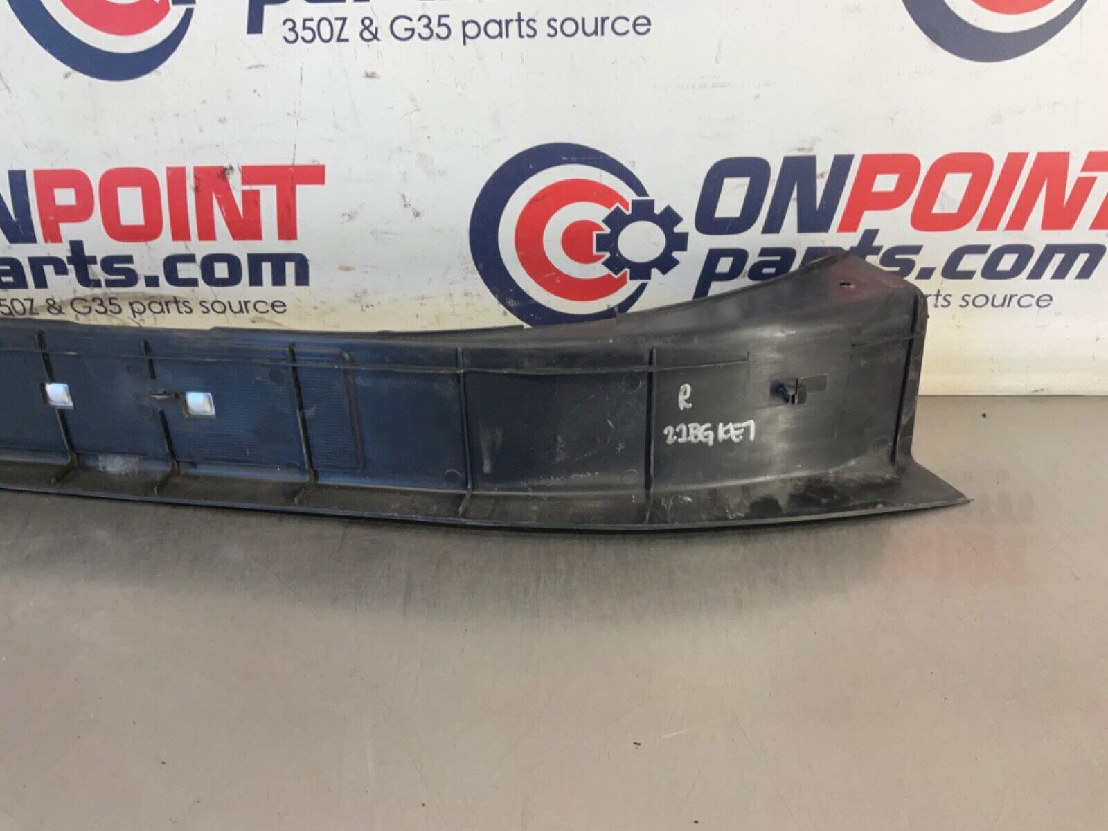 2007 Nissan Z33 350Z Passenger Right Interior Door Threshold Kickplate Trim  OEM - On Point Parts Inc