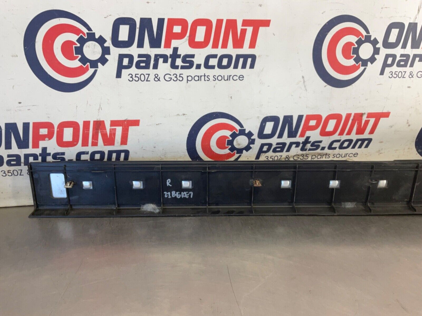 2007 Nissan Z33 350Z Passenger Right Interior Door Threshold Kickplate Trim  OEM - On Point Parts Inc