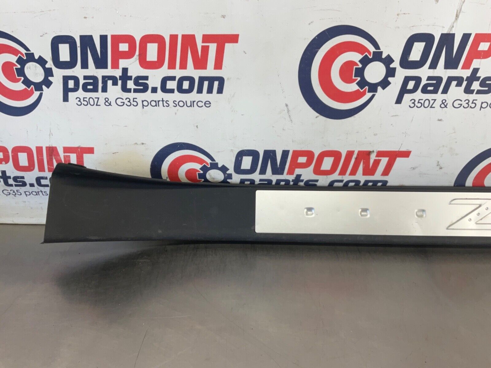 2007 Nissan Z33 350Z Passenger Right Interior Door Threshold Kickplate Trim  OEM - On Point Parts Inc