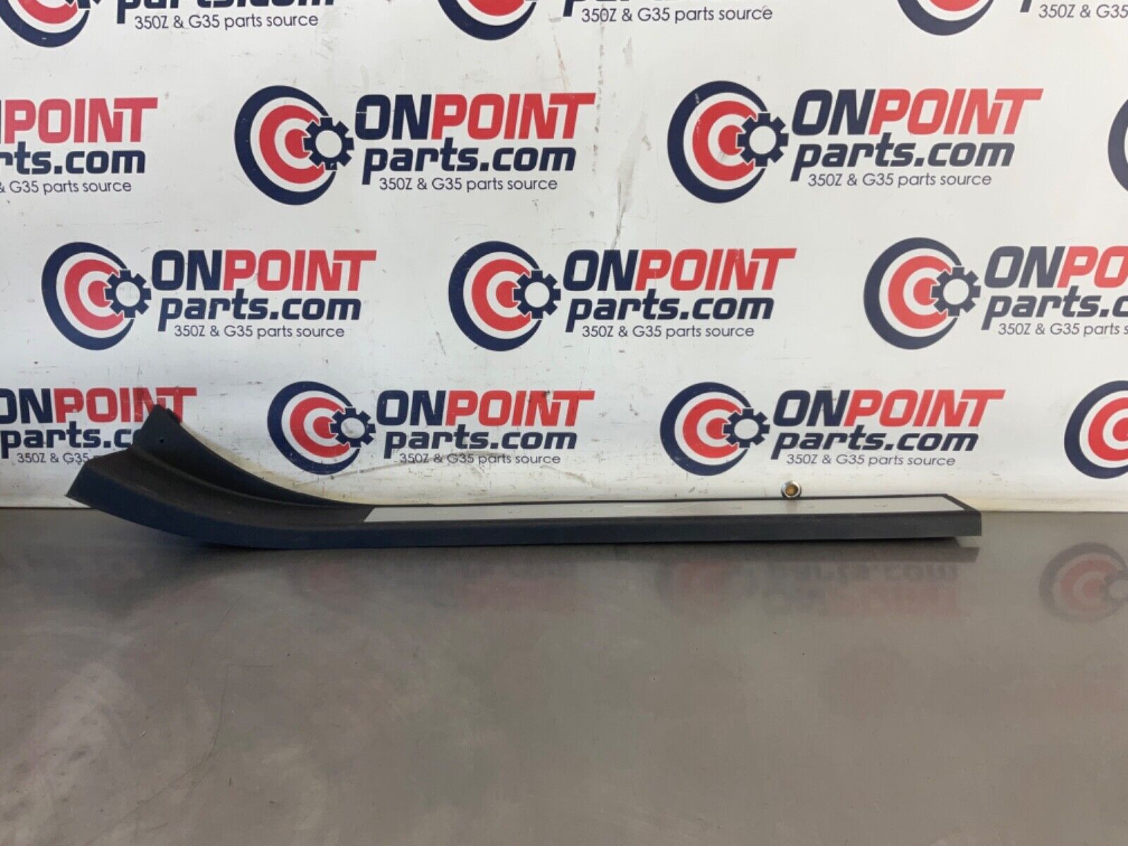 2007 Nissan Z33 350Z Passenger Right Interior Door Threshold Kickplate Trim  OEM - On Point Parts Inc