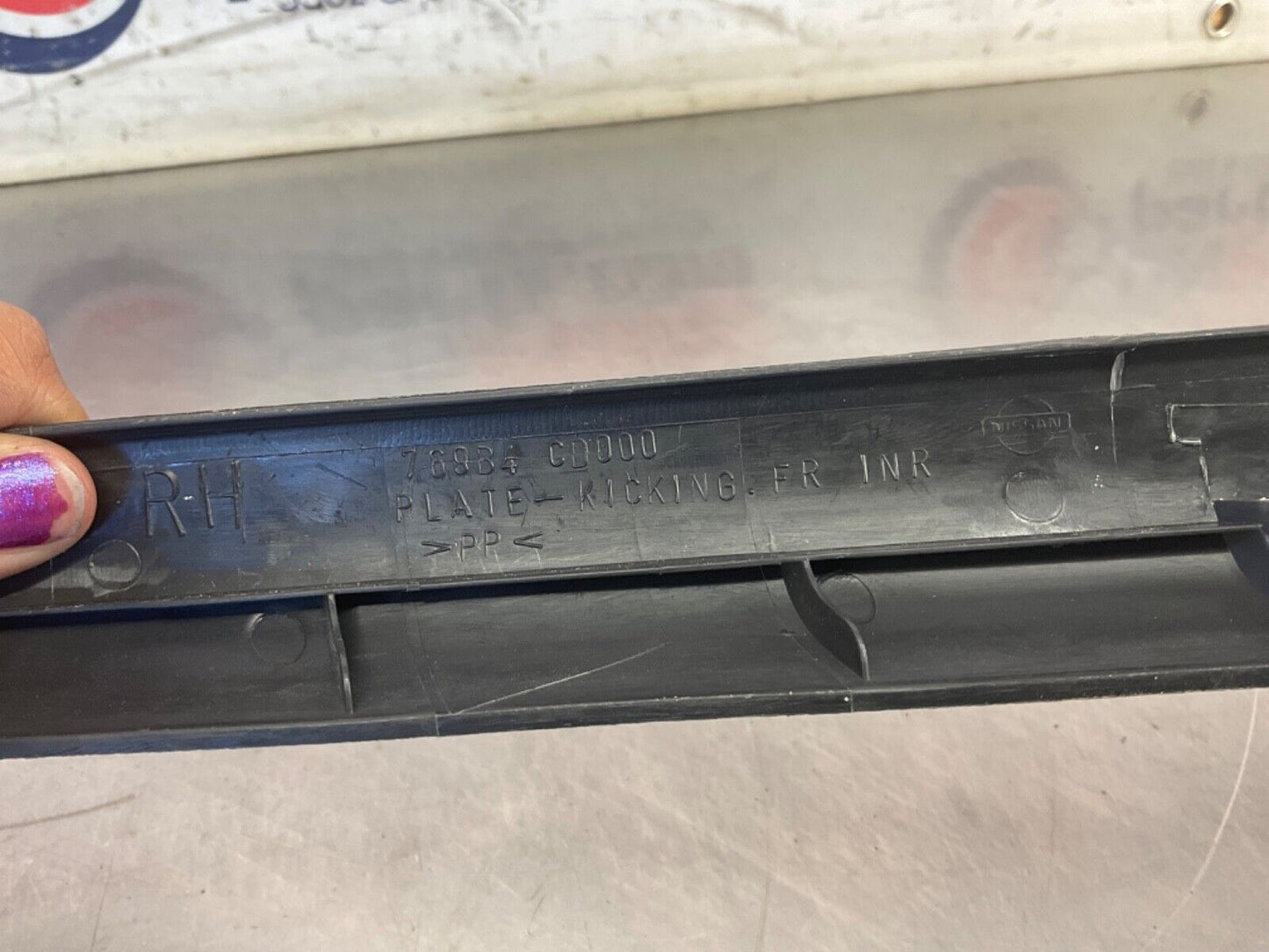 2007 Nissan Z33 350Z Passenger Right Door Threshold Sill Trim  OEM 21BGKE7 - On Point Parts Inc