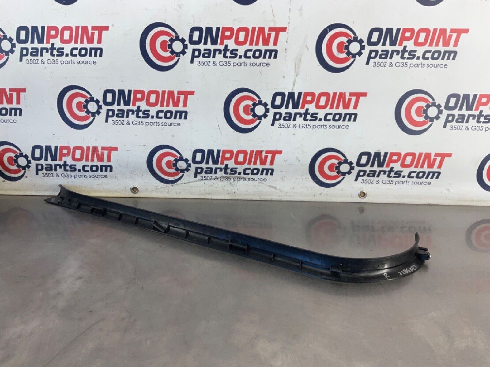 2007 Nissan Z33 350Z Passenger Right Door Threshold Sill Trim  OEM 21BGKE7 - On Point Parts Inc