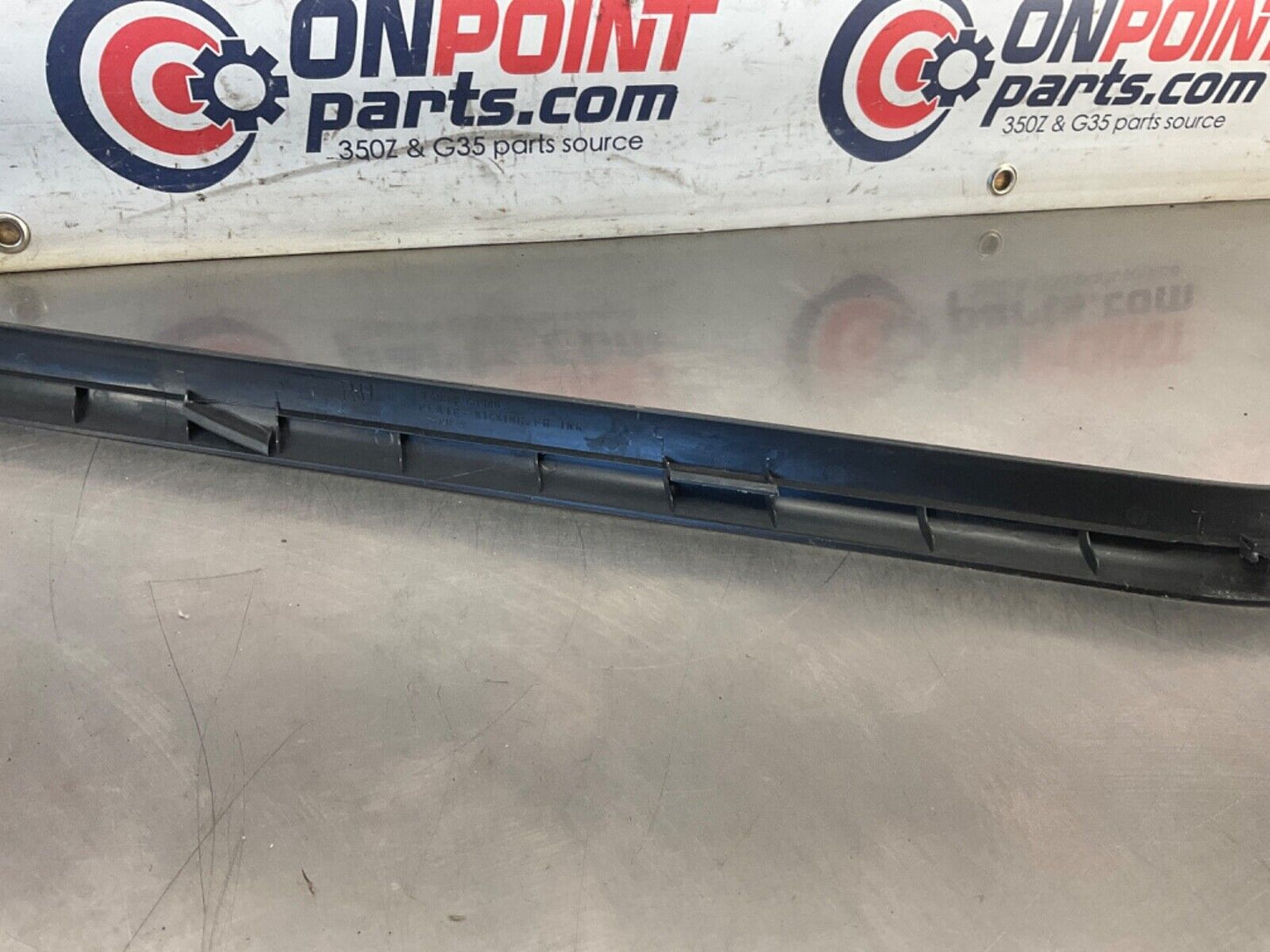 2007 Nissan Z33 350Z Passenger Right Door Threshold Sill Trim  OEM 21BGKE7 - On Point Parts Inc