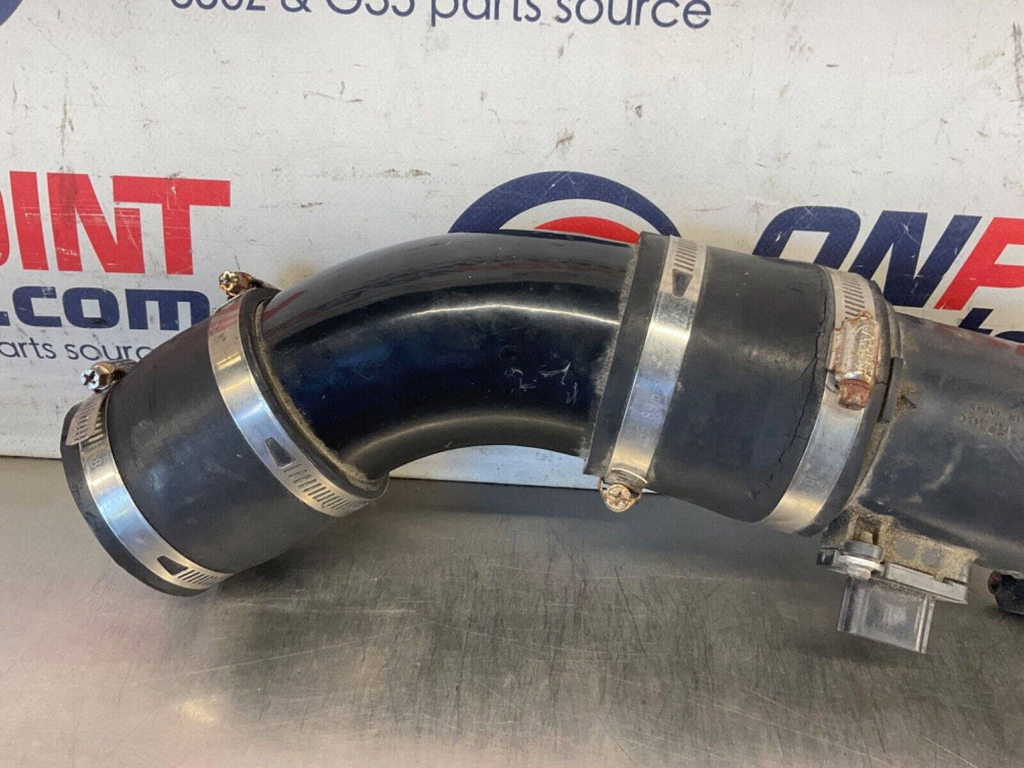 2007 Nissan Z33 350Z Passenger AEM Air intake Tube with Air Filter MAF 21BGKE3 - On Point Parts Inc