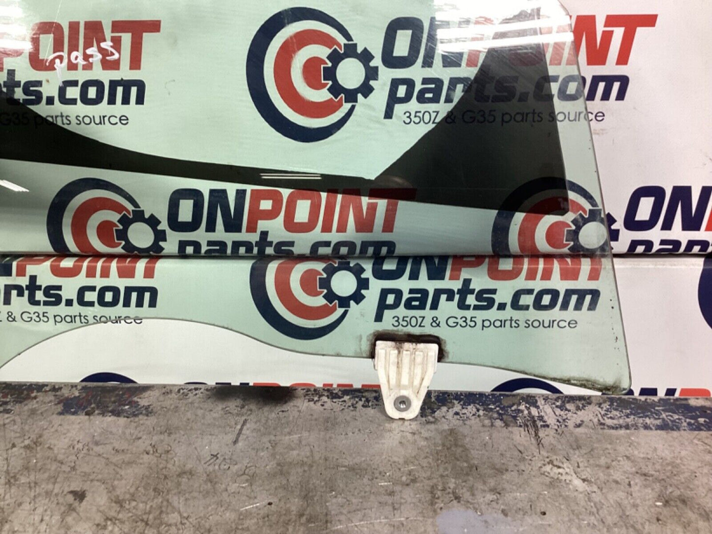 2007 Nissan Z33 350Z Passenger Right Front Door Window Glass OEM 21BGKE1 - On Point Parts Inc