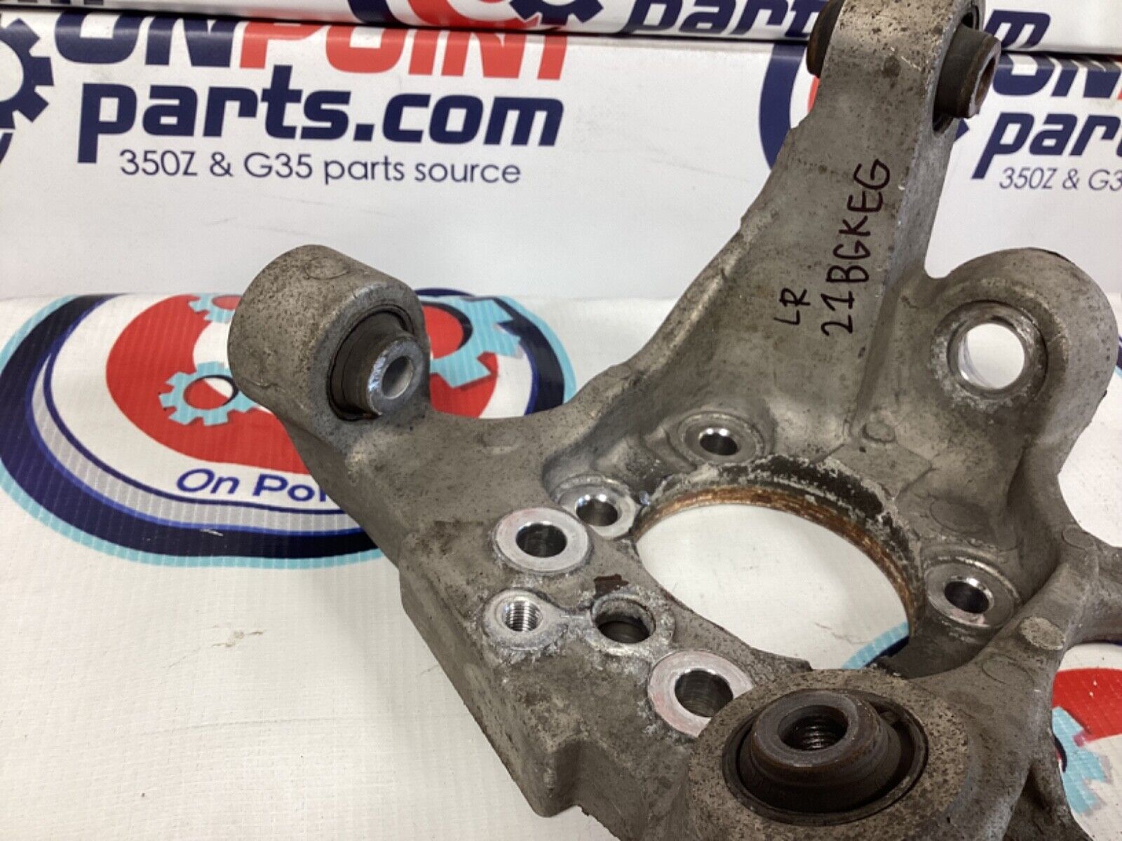 2007 Nissan Z33 350Z Driver Left Rear Suspension Knuckle Axle Housing OEM 21BGKE - On Point Parts Inc