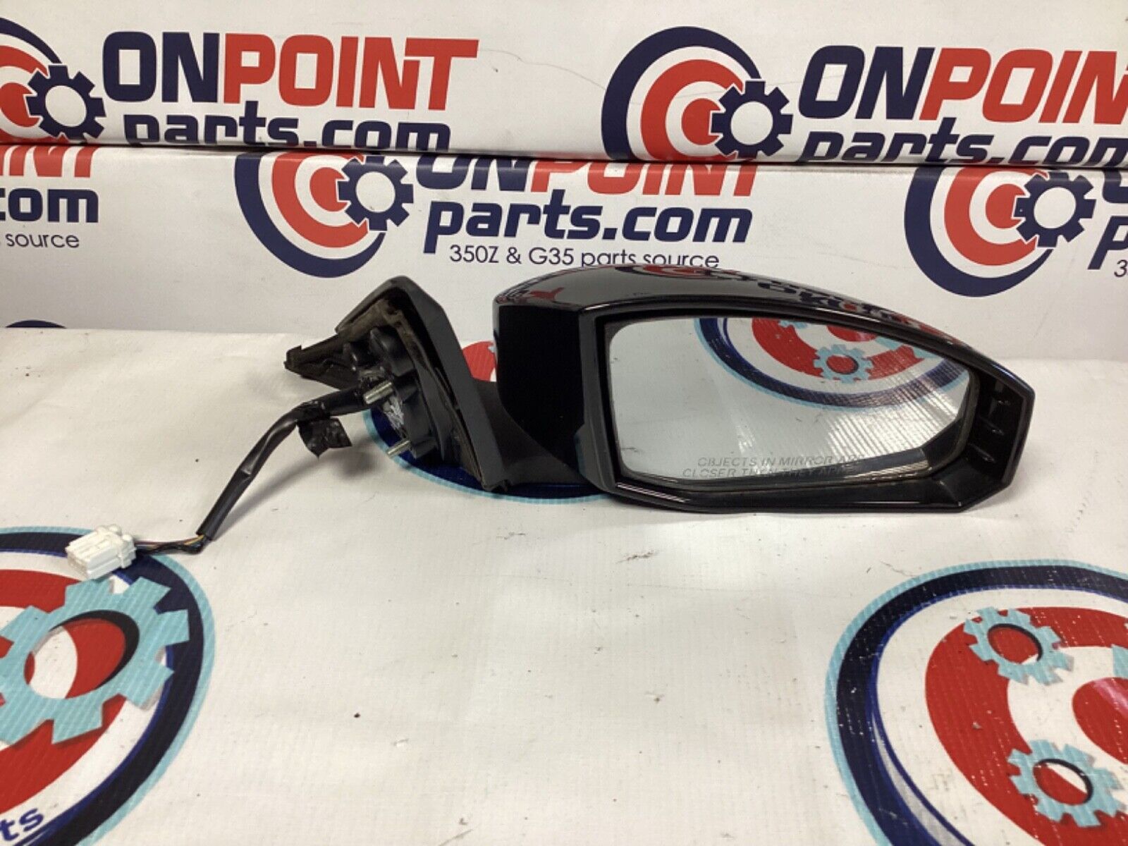 2007 Nissan Z33 350Z Passenger Right Power Side View Mirror OEM 21BGKEE - On Point Parts Inc
