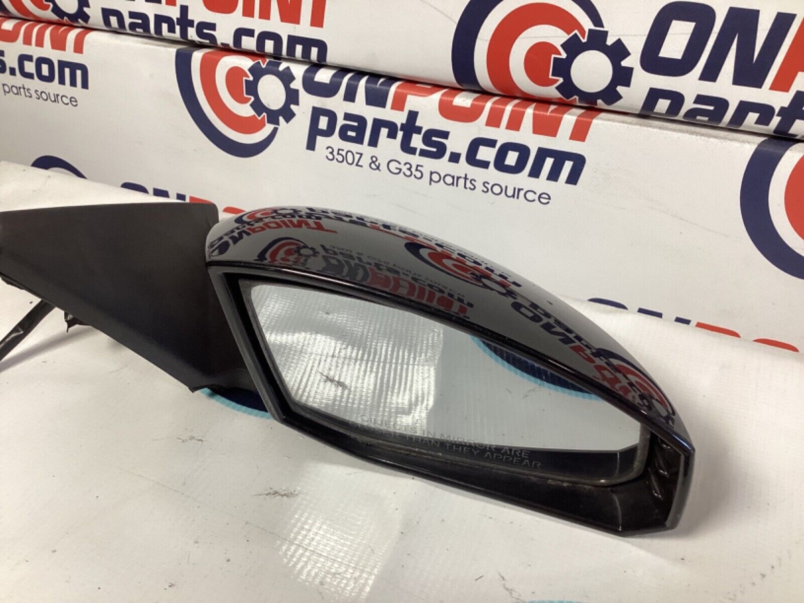 2007 Nissan Z33 350Z Passenger Right Power Side View Mirror OEM 21BGKEE - On Point Parts Inc