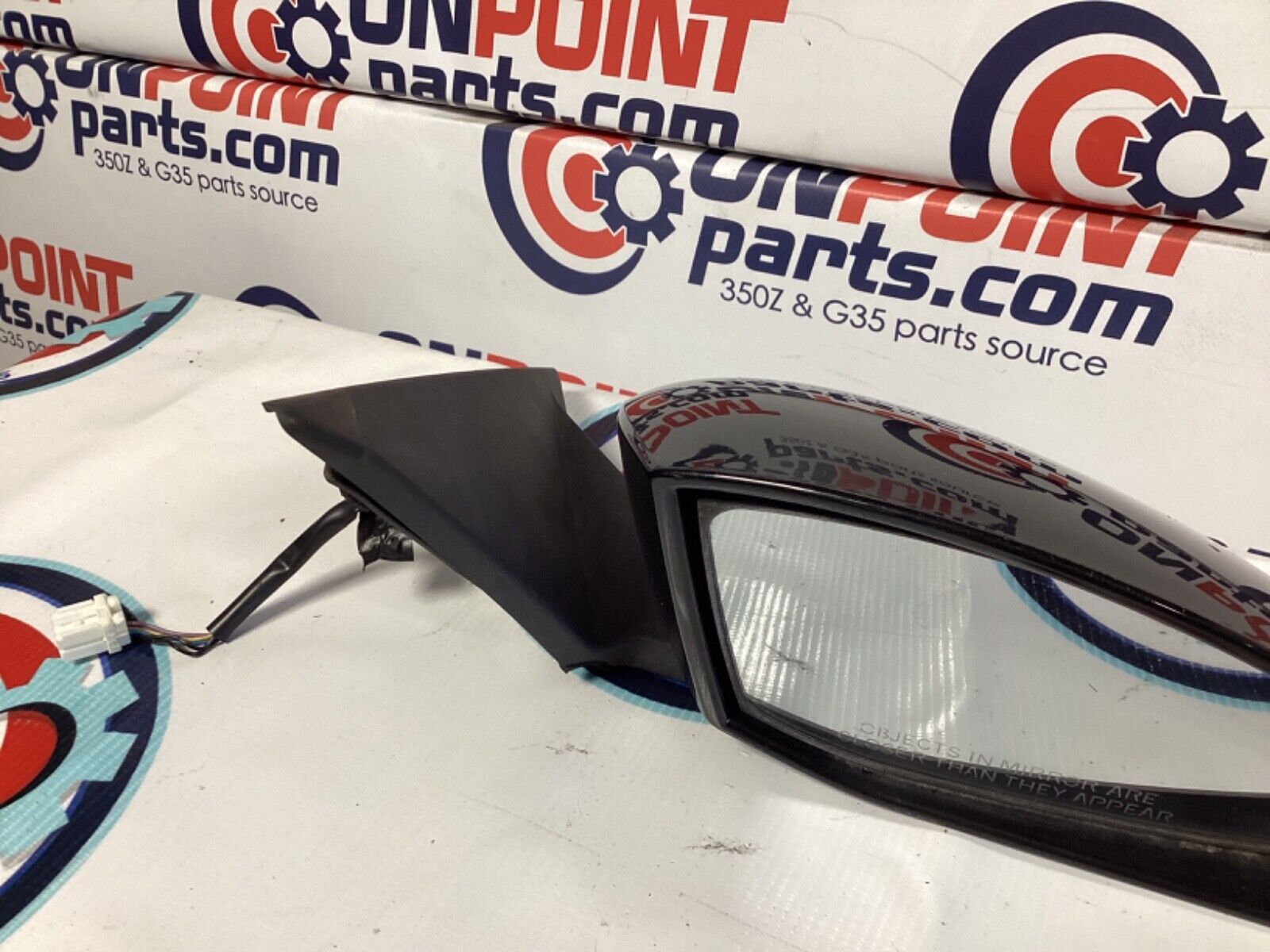 2007 Nissan Z33 350Z Passenger Right Power Side View Mirror OEM 21BGKEE - On Point Parts Inc