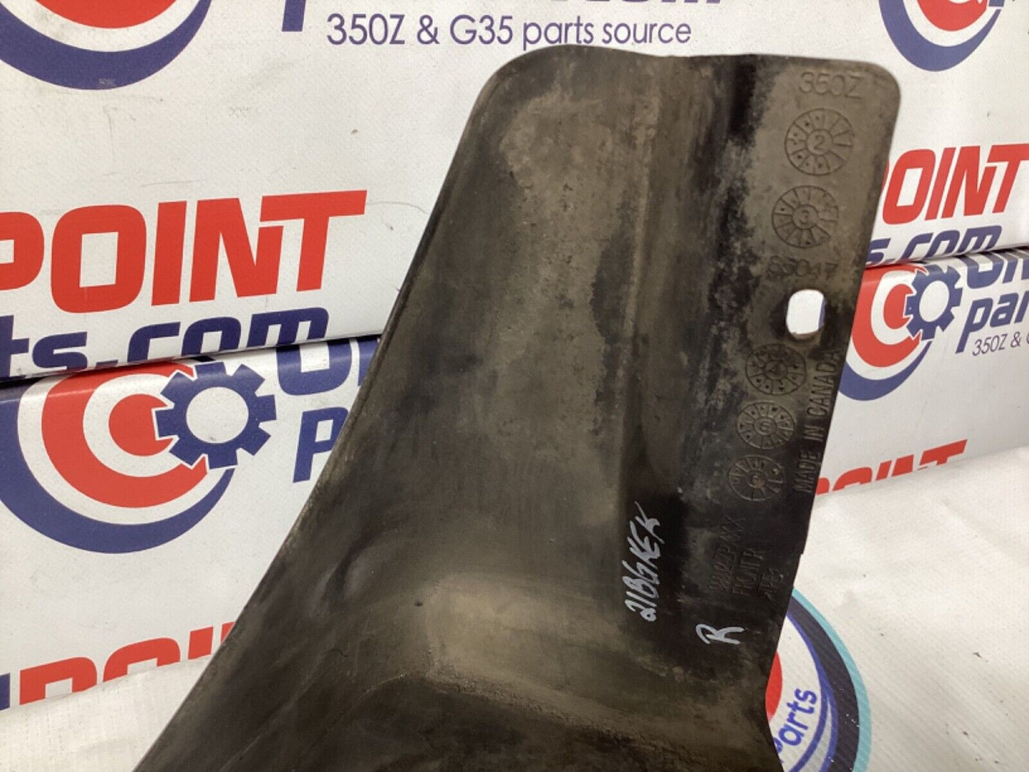 2007 Nissan Z33 350Z Passenger Right Front Mud Flap Splash Guard OEM 21BGKEK - On Point Parts Inc