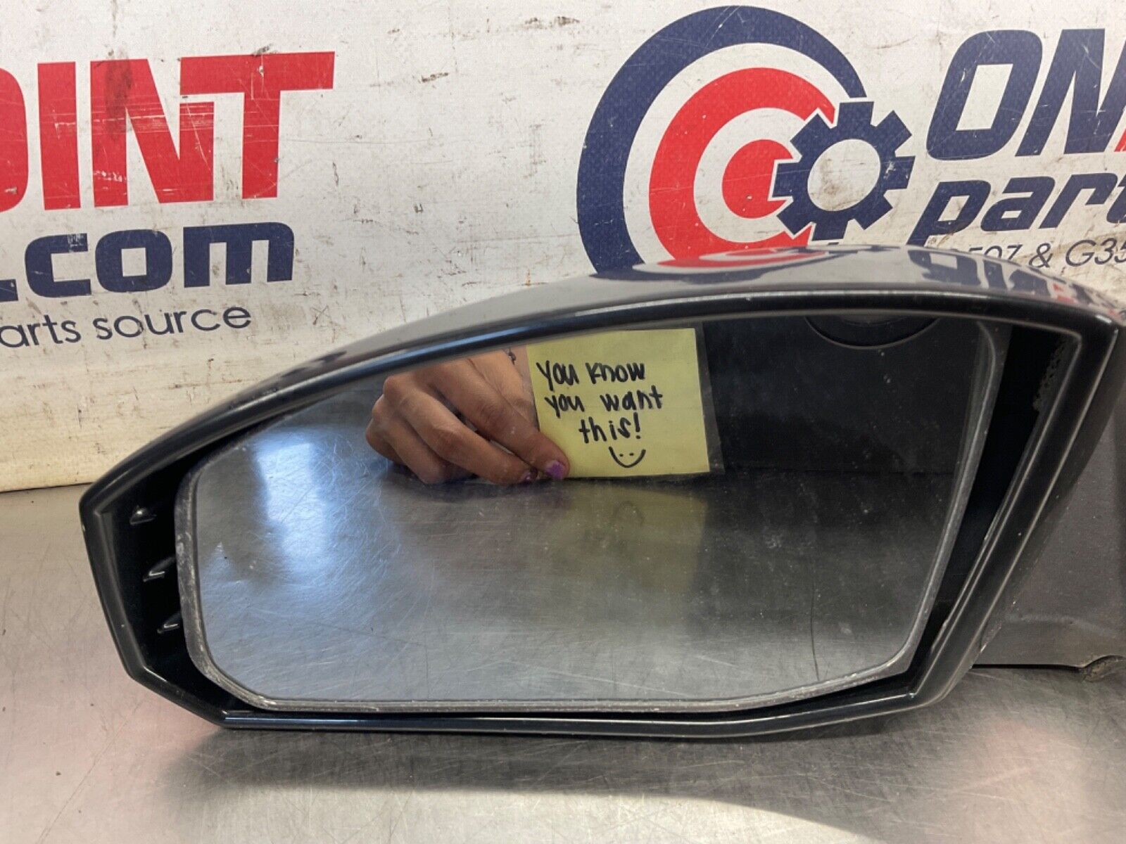 2007 Nissan Z33 350Z Driver Left Side Mirror OEM 21BGKEA - On Point Parts Inc