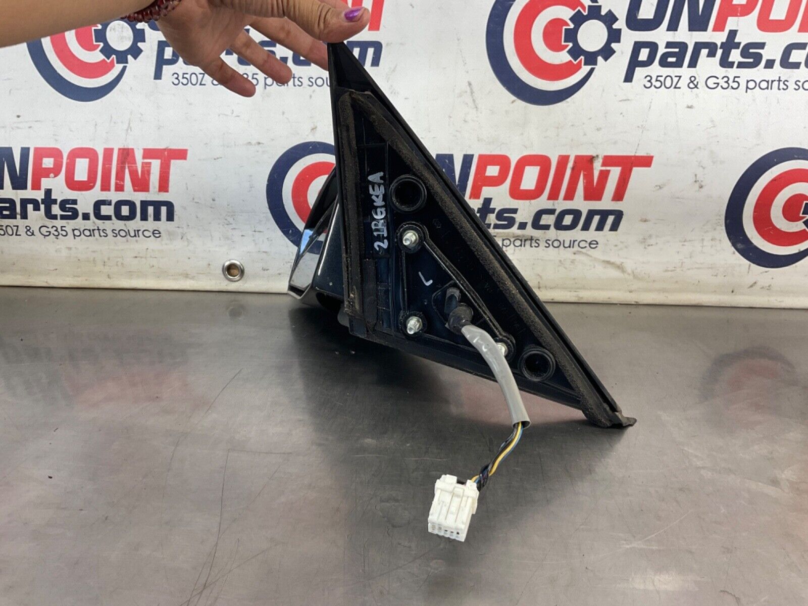 2007 Nissan Z33 350Z Driver Left Side Mirror OEM 21BGKEA - On Point Parts Inc