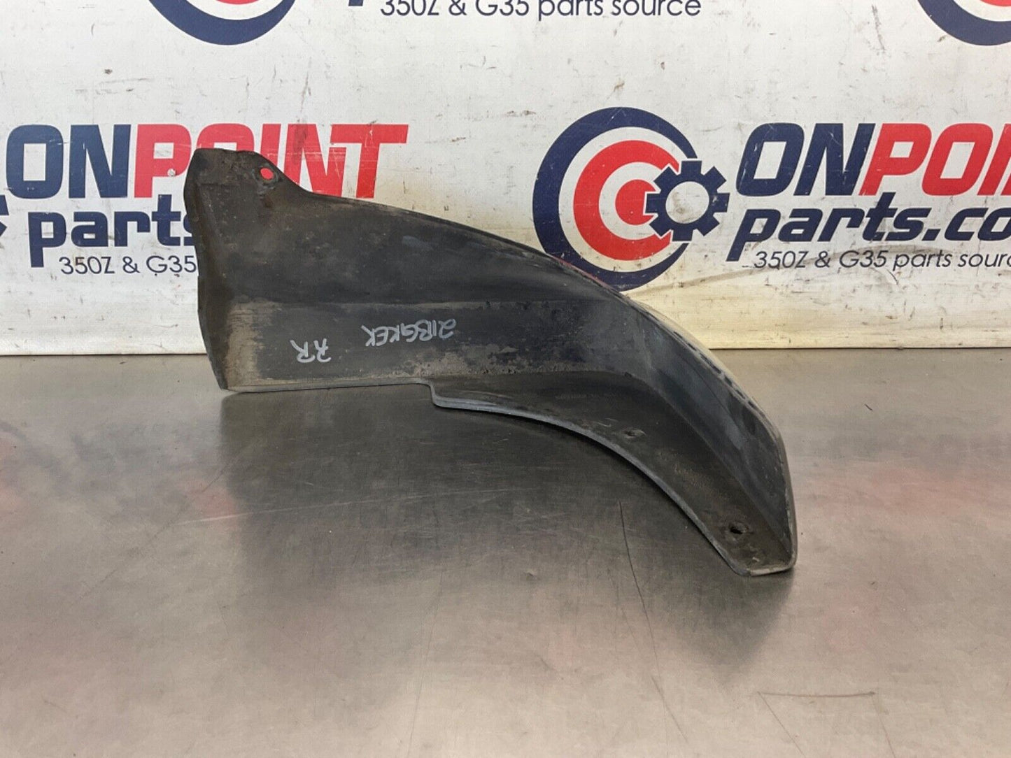 2007 Nissan Z33 350Z Passenger Right Rear Mudflap OEM 21BGKEK - On Point Parts Inc