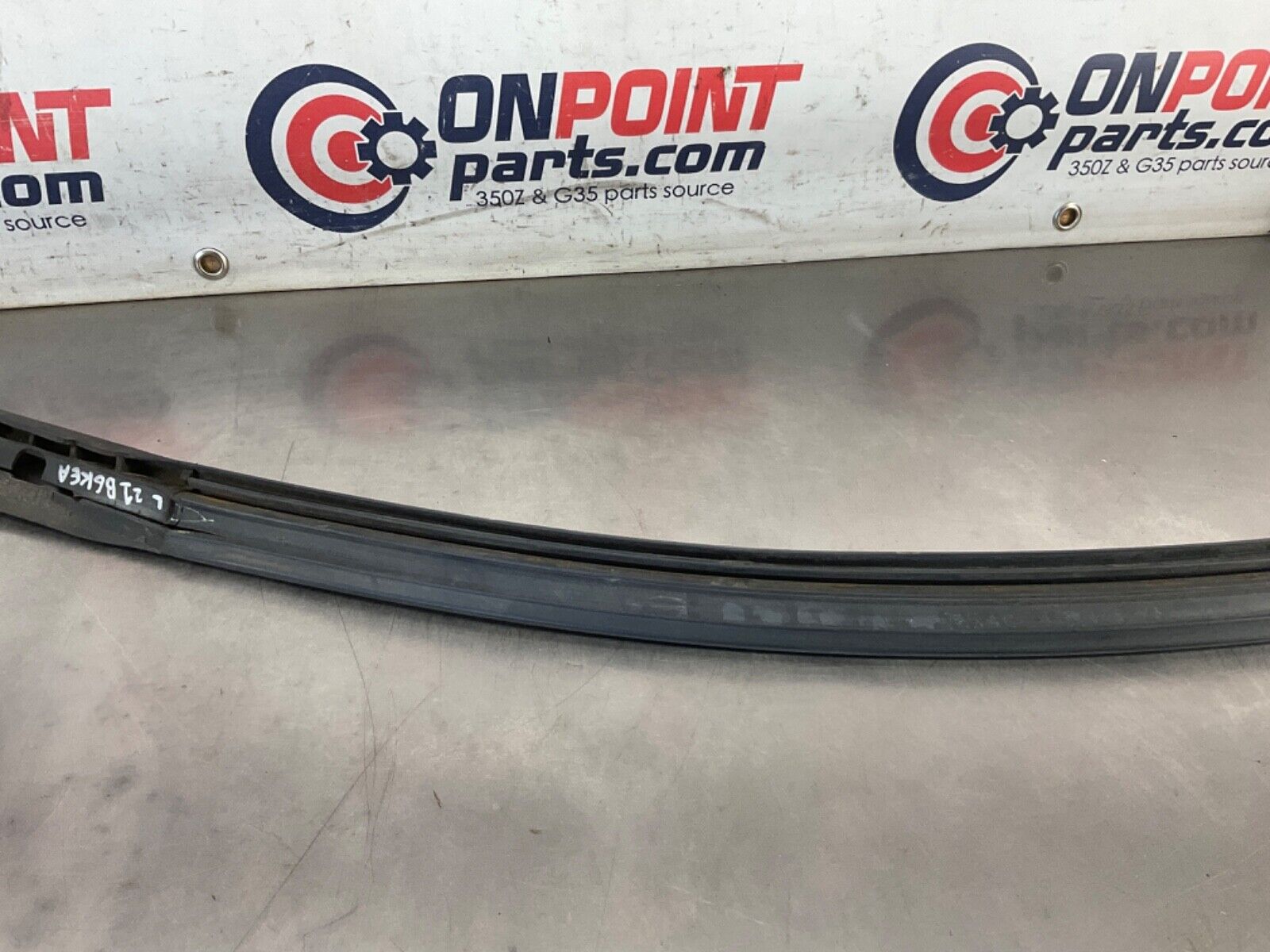 2007 Nissan Z33 350Z Driver Left Exterior A Pillar Seal Weatherstrip OEM 21BGKEA - On Point Parts Inc